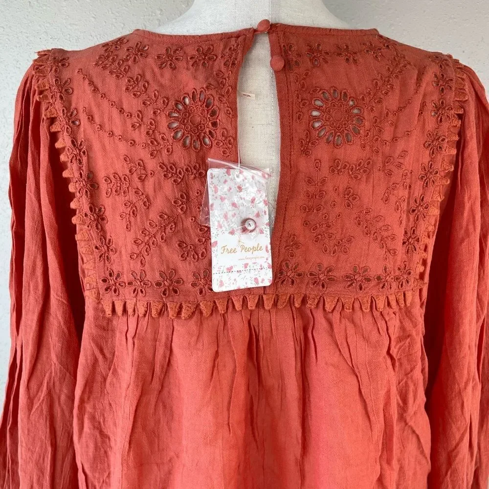 NWT Free People Rust Top Size S